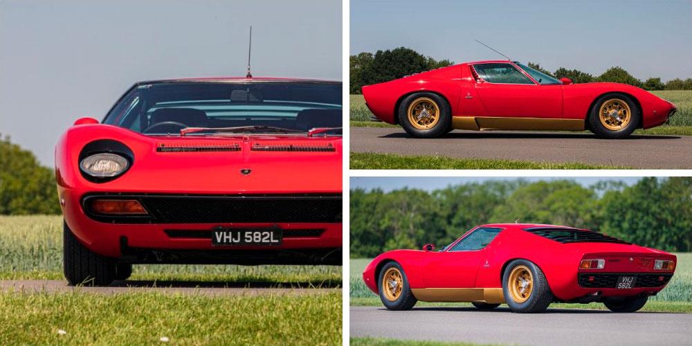 Lamborghini Miura P400 SV 1972 года, Silverstone Auctions
