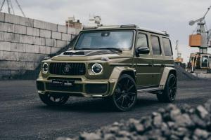 AMG G63, доработанный Brabus, приобретает армейскую стилистику