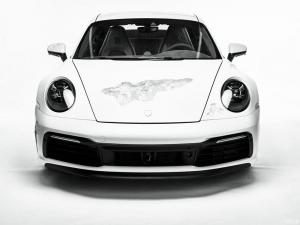 Porsche 911 Carrera 4S Crystal Eroded Art Car by Daniel Arsham 2020 года