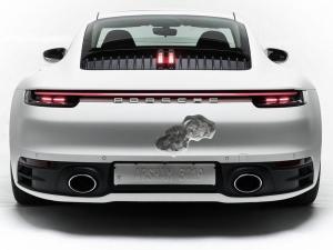 Porsche 911 Carrera 4S Crystal Eroded Art Car by Daniel Arsham 2020 года