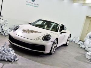 Porsche 911 Carrera 4S Crystal Eroded Art Car by Daniel Arsham 2020 года