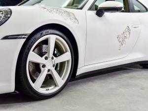 Porsche 911 Carrera 4S Crystal Eroded Art Car by Daniel Arsham 2020 года