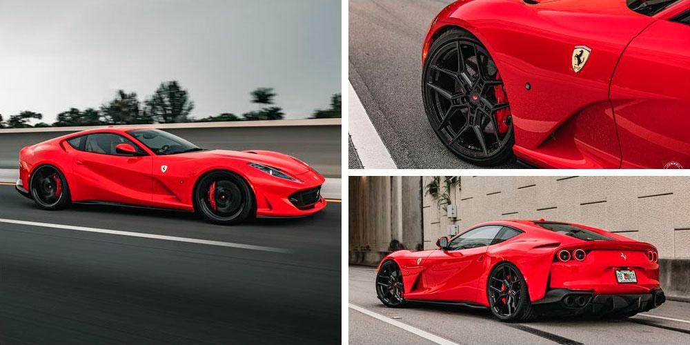 Ferrari 812 Superfast on Vossen Wheels