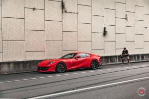 Ferrari 812 Superfast on Vossen Wheels