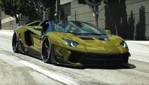 Lamborghini Aventador LP750-4 Superveloce Roadster by Liberty Walk & RDB LA