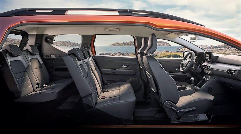 интерьер Dacia Jogger 7 мест