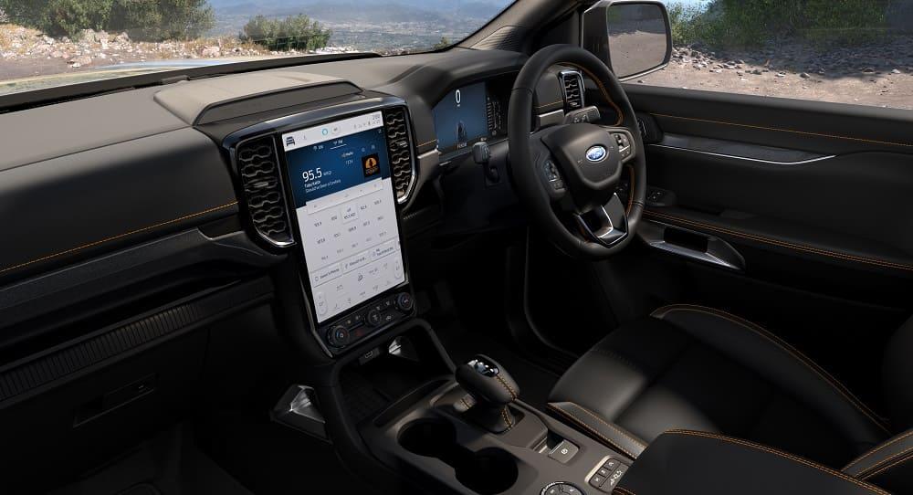 интерьер Ford ranger wildtrak