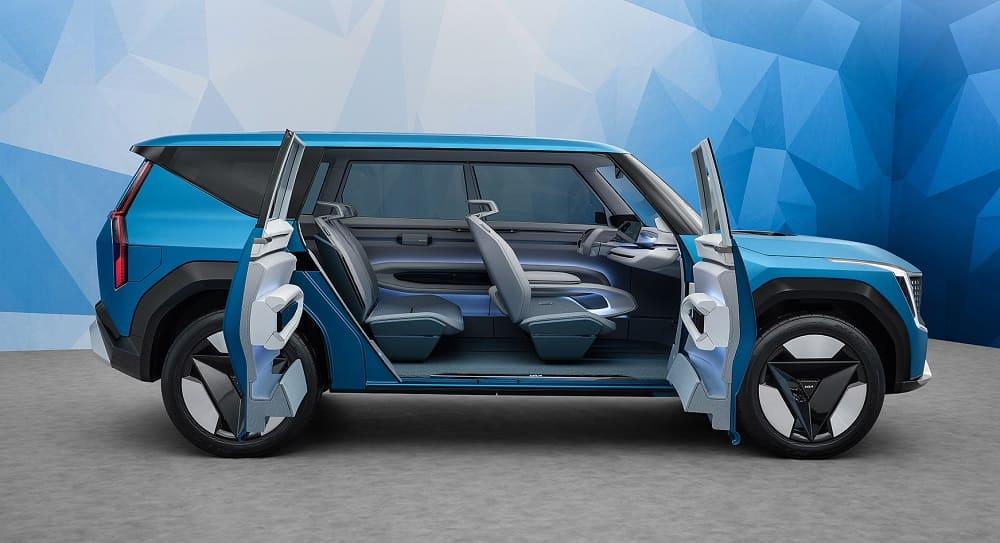 двери-ворота KIA EV9