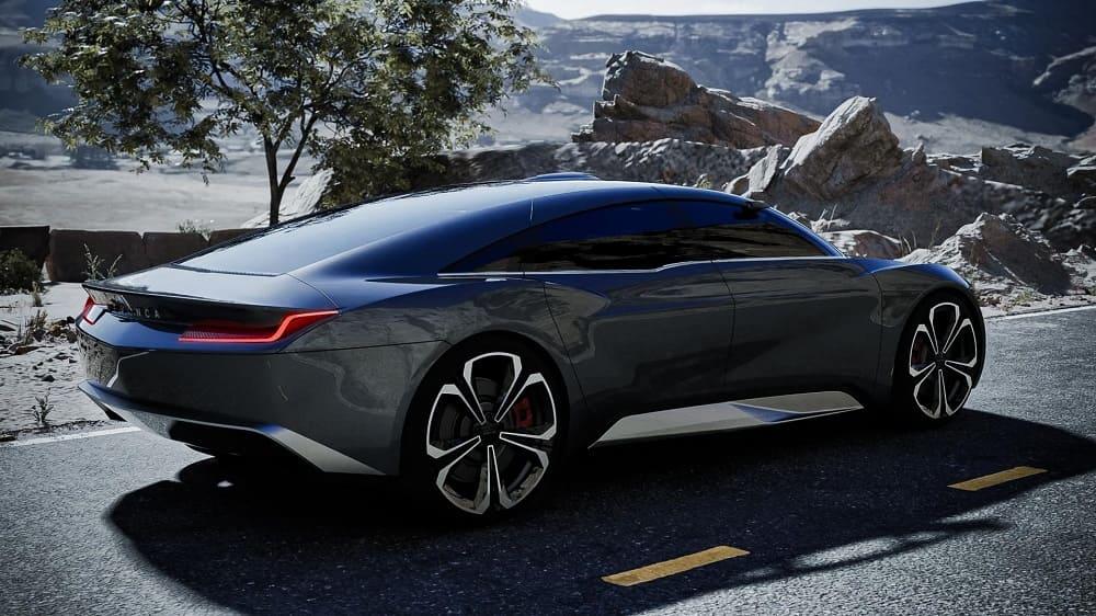электрический седан BeyonCa GT Opus 1