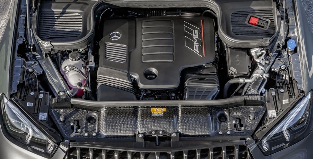 под капотом Mercedes GLE 167 кузов