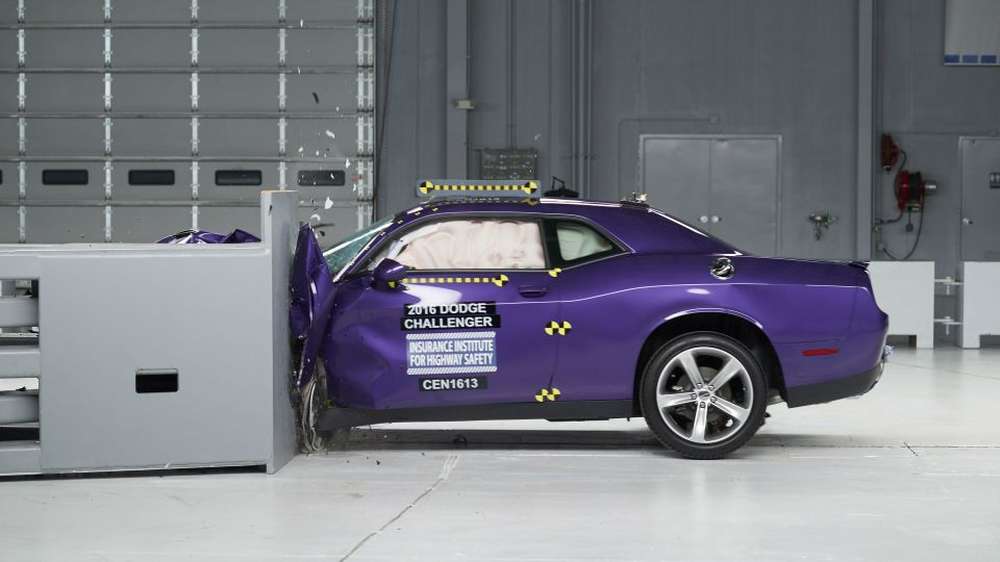 Краш-тесты IIHS выявили небезопасность спорткара Dodge Challenger