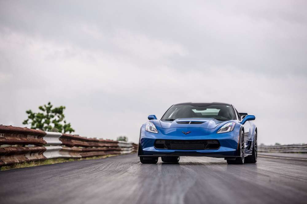 Purple Chevrolet Corvette z06