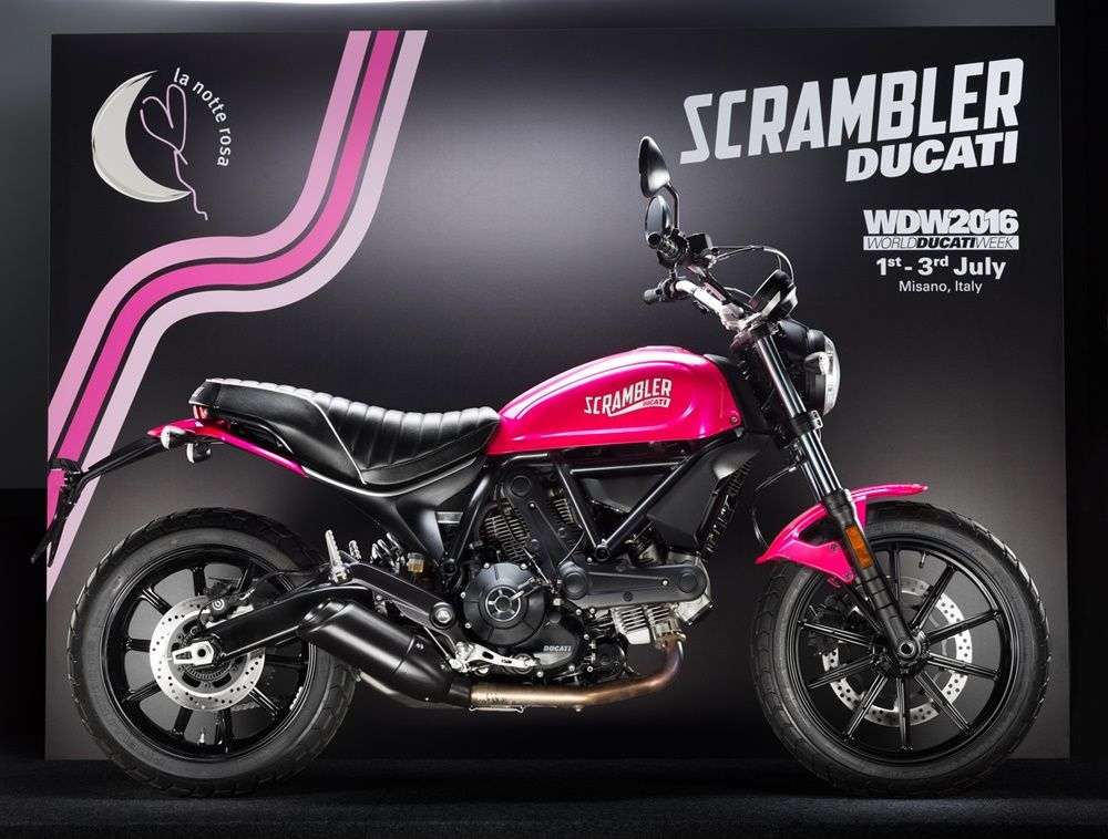 Компания Ducati представила спецверсию модели Scrambler – Sixty2 Shocking