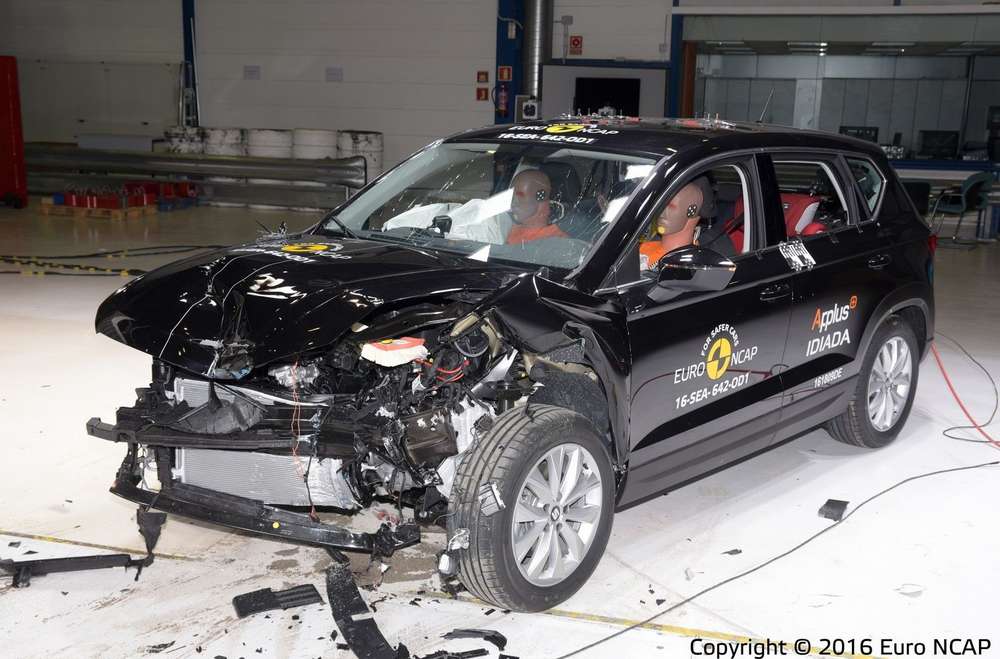 Вседорожник Seat Ateca набрал пять звёзд в испытаниях Euro NCAP