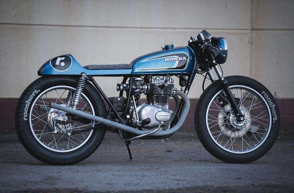Rooshers: кафе рейсер Honda CB250G