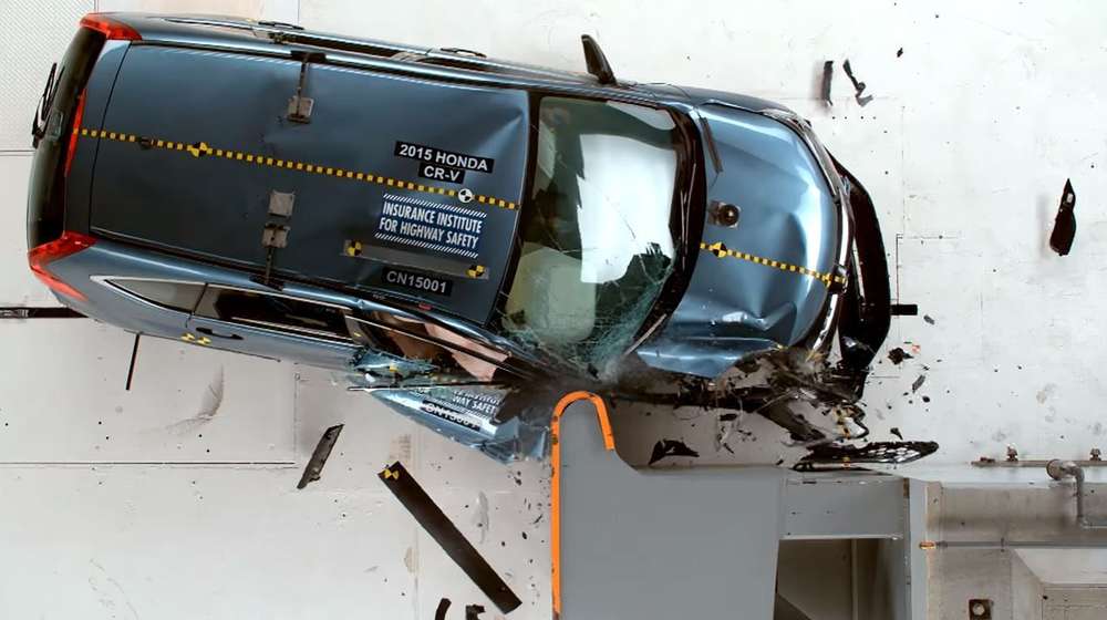 Новый краш-тест IIHS: Honda CR-V