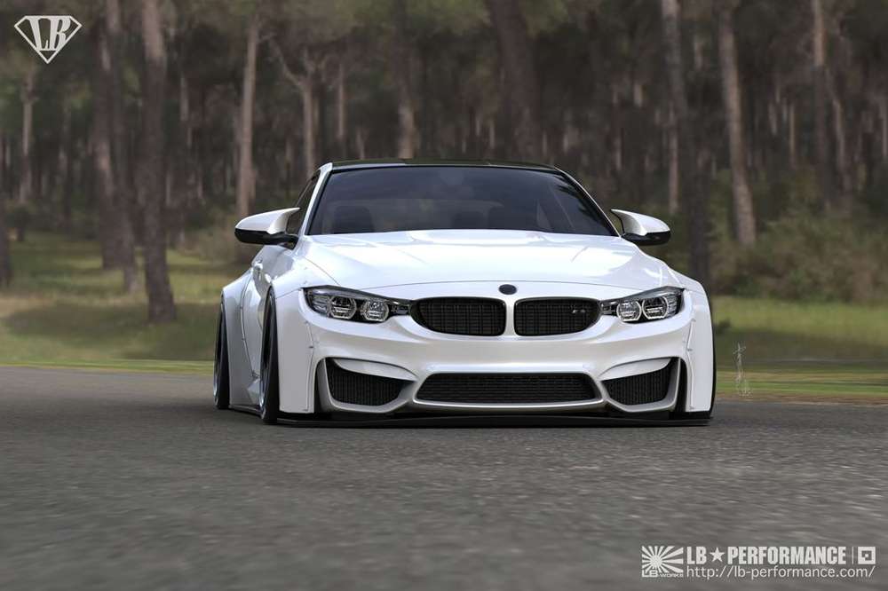 Тюнеры Liberty Walk представили расширенную версию купе BMW M4