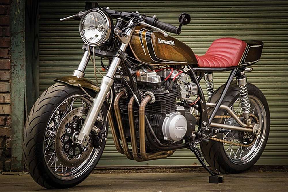 Little Horse Cycles: кафе рейсер Kawasaki KZ650SR