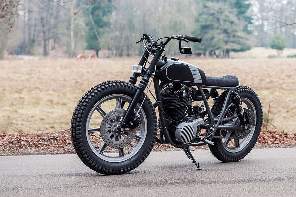 Pancake Customs: трекер Yamaha SR500