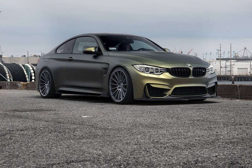 «Золотое» купе BMW M4 от тюнинг-ателье Zito Wheels 