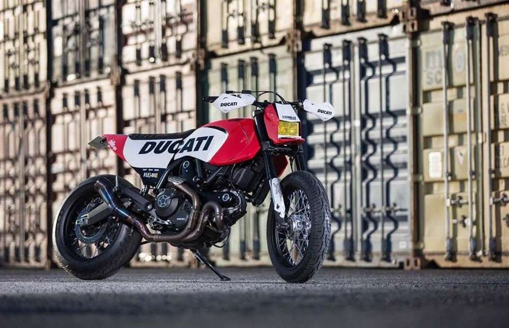 Russell Motorcycles: кастом Ducati Scrambler Motard