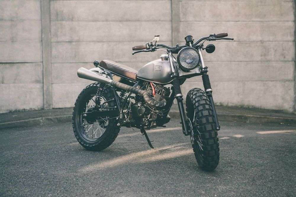 Forged Motorcycles: скрэмблер Suzuki VanVan 125