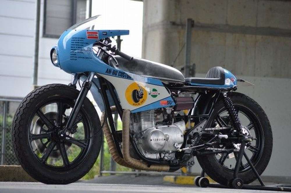Кафе рейсер An-Bu TT на базе Yamaha XS650