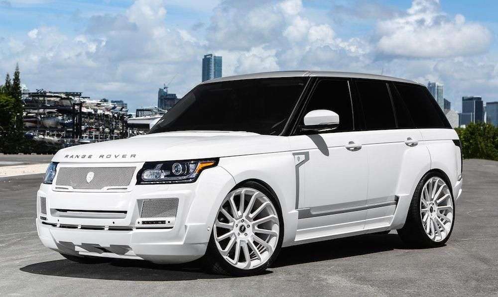 Белоснежный Range Rover в широком обвесе Arden от ателье MC Customs