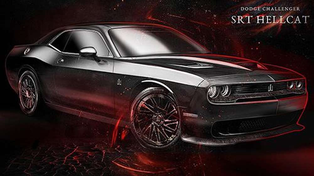 Польские тюнеры отделали салон Dodge Challenger Hellcat слоновьей кожей