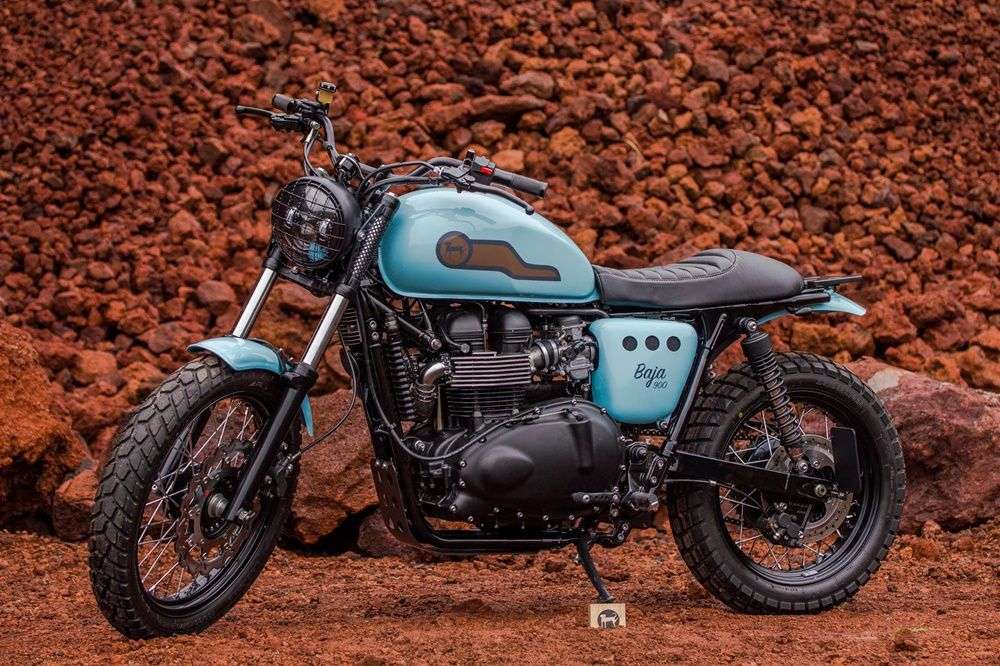 Catrina Motosurf: кастом Triumph Scrambler Baja900