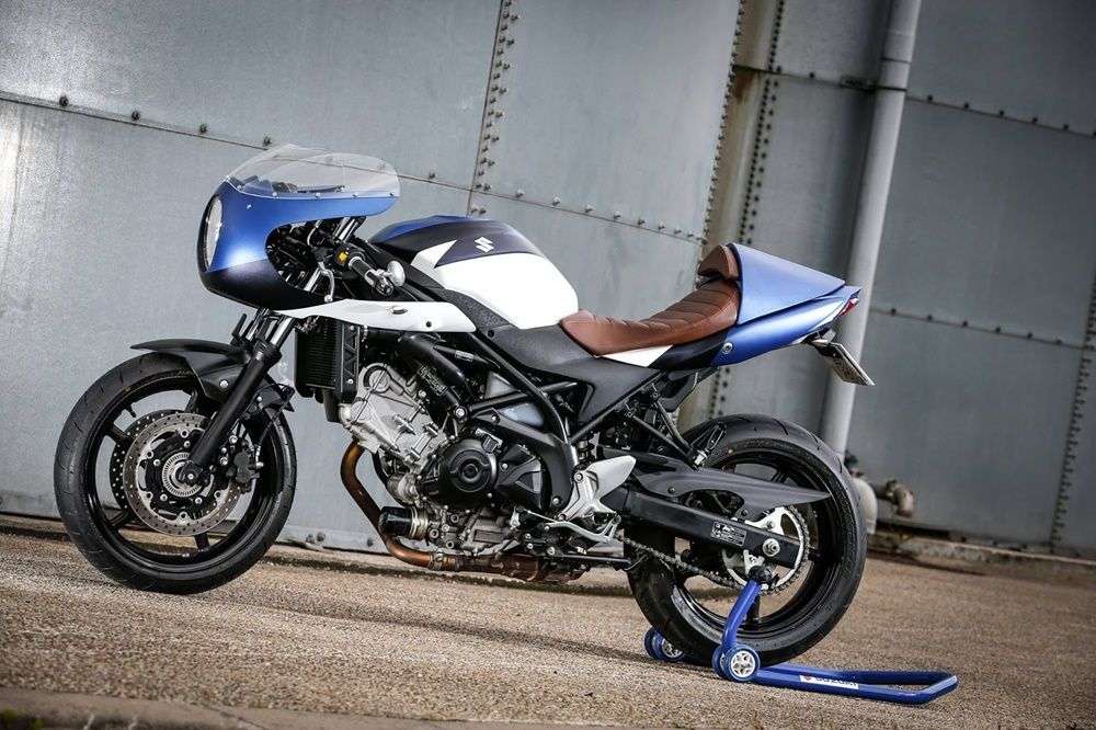 Kikishop Customs: кафе рейсер Suzuki SV650
