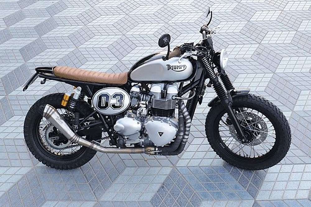 Tamarit Motorcycles: кастом Triumph Bonneville Pantera