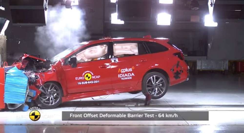 Результаты новых краш-тестов Euro NCAP: Subaru Levorg