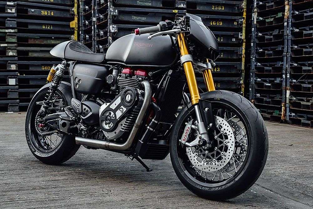 Triumph Germany: проект Triumph T120 Thruxton R Bulldog