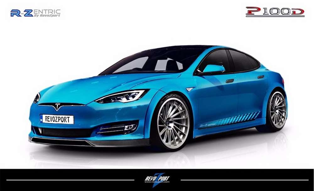 Тюнеры ателье RevoZport первыми кастомизировали седан Tesla Model S P100D