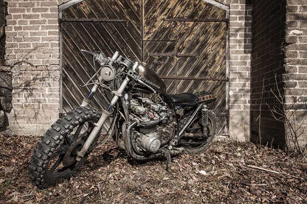 Рэт-кастом Kawasaki 750LTD
