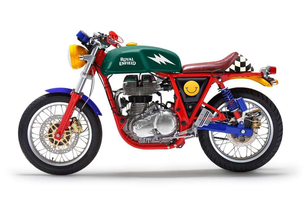У мотоцикла Royal Enfield Continental GT появилась «счастливая» спецмодификация – Happy Socks