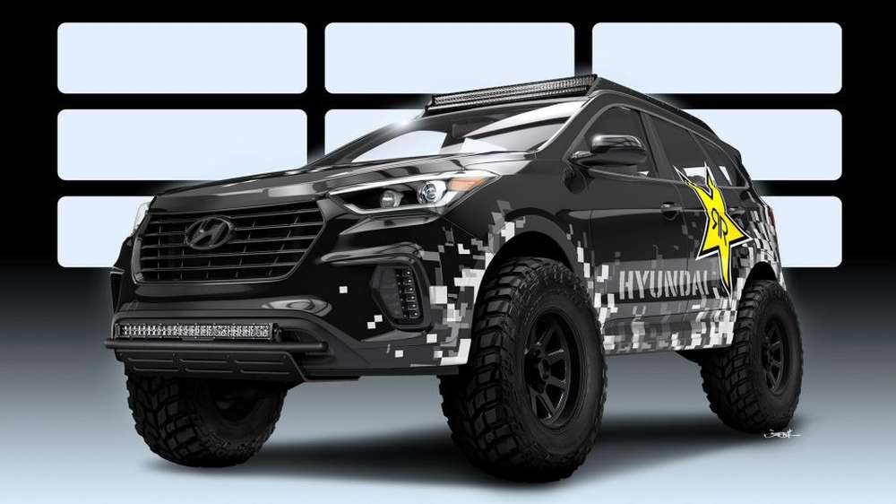 Американские тюнеры сделают кроссоверу Hyundai Santa Fe получит «инъекцию» закиси азота
