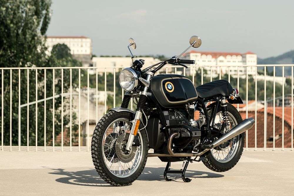 Кастом BMW R65 Scrambler Alpina, вдохновленный BMW Alpina 2002Ti