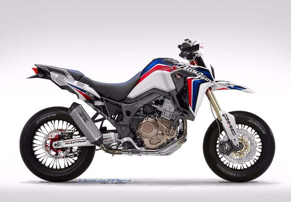 Николас Пети: концепт супермото Honda Africa Twin