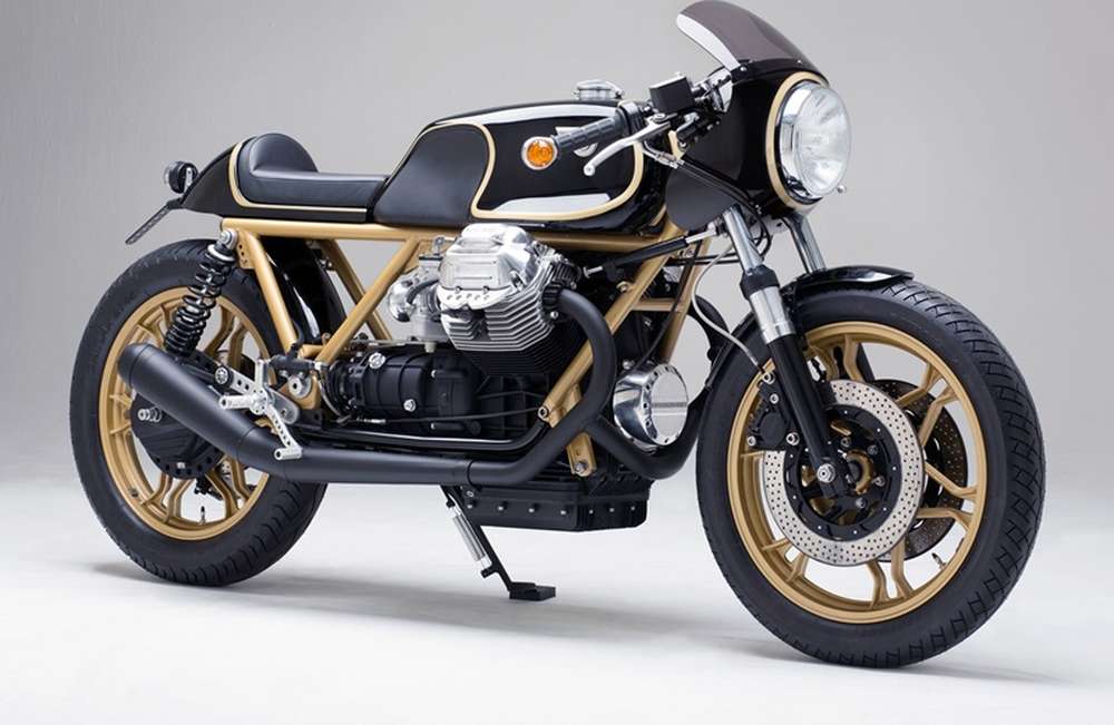 Кафе рейсер Moto Guzzi Le Mans JPS: проект в стиле F-1