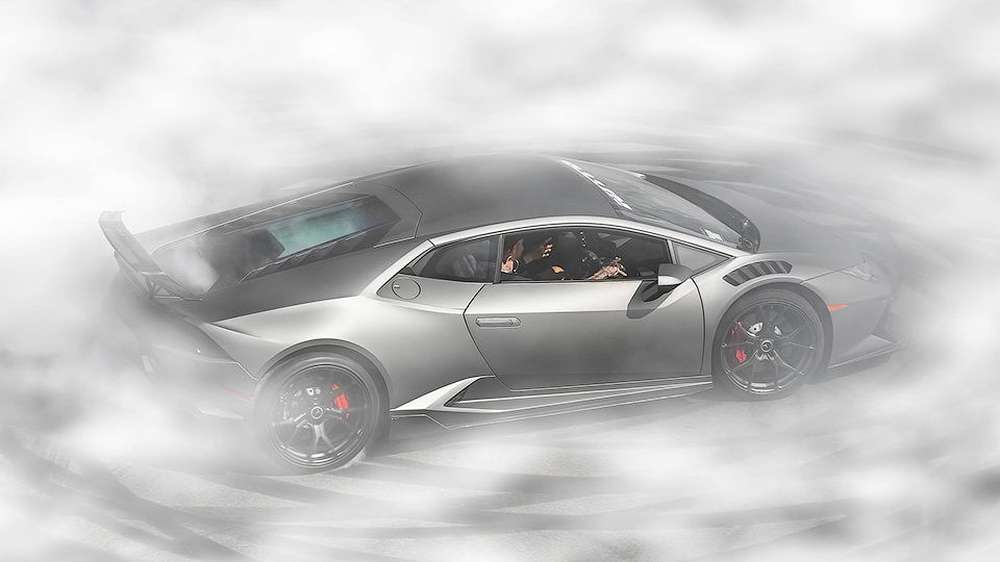 Роскошный дрифт: голливудские каскадеры проверили в деле Lamborghini Huracan
