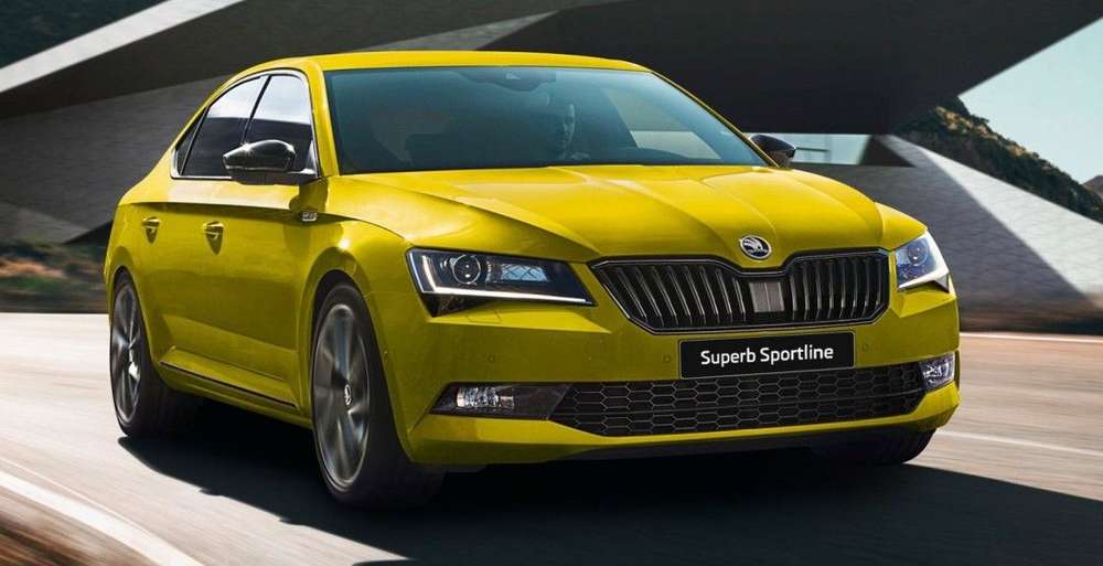 Skoda Superb SportLine новинка 2016