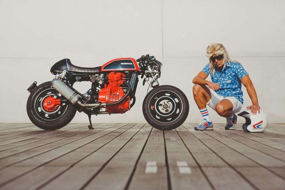 Rive Gauche Customs: кафе рейсер Honda CX500