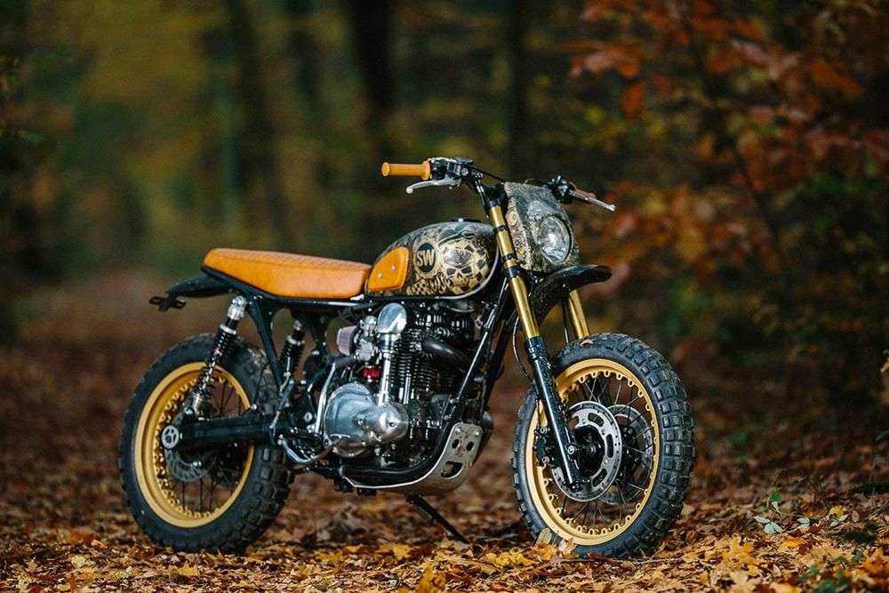 Том Торинг: скрэмблер Kawasaki W650