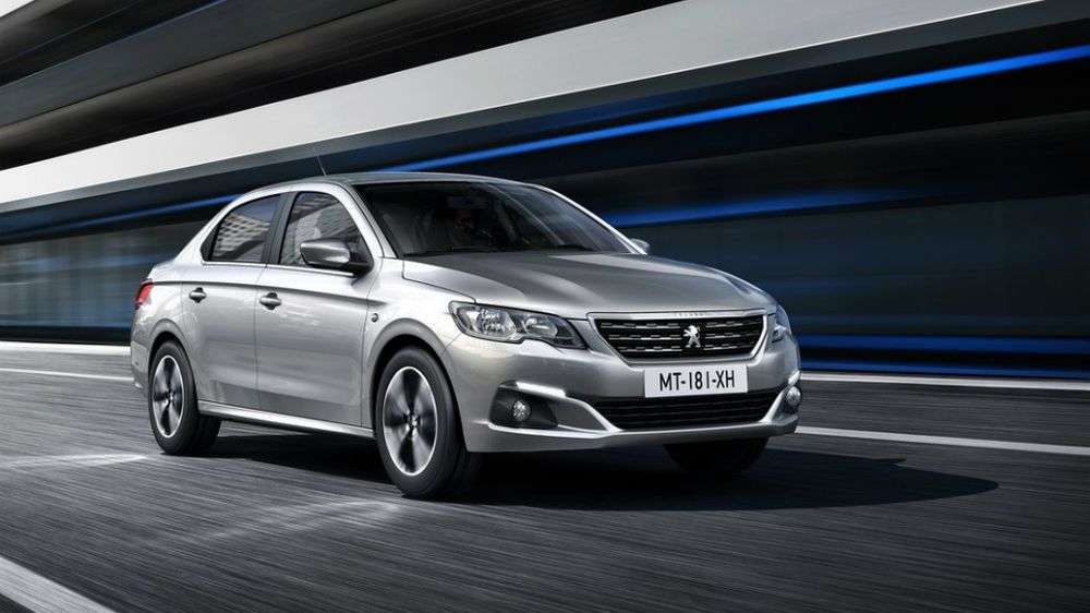 Представлен обновлённый седан Peugeot 301