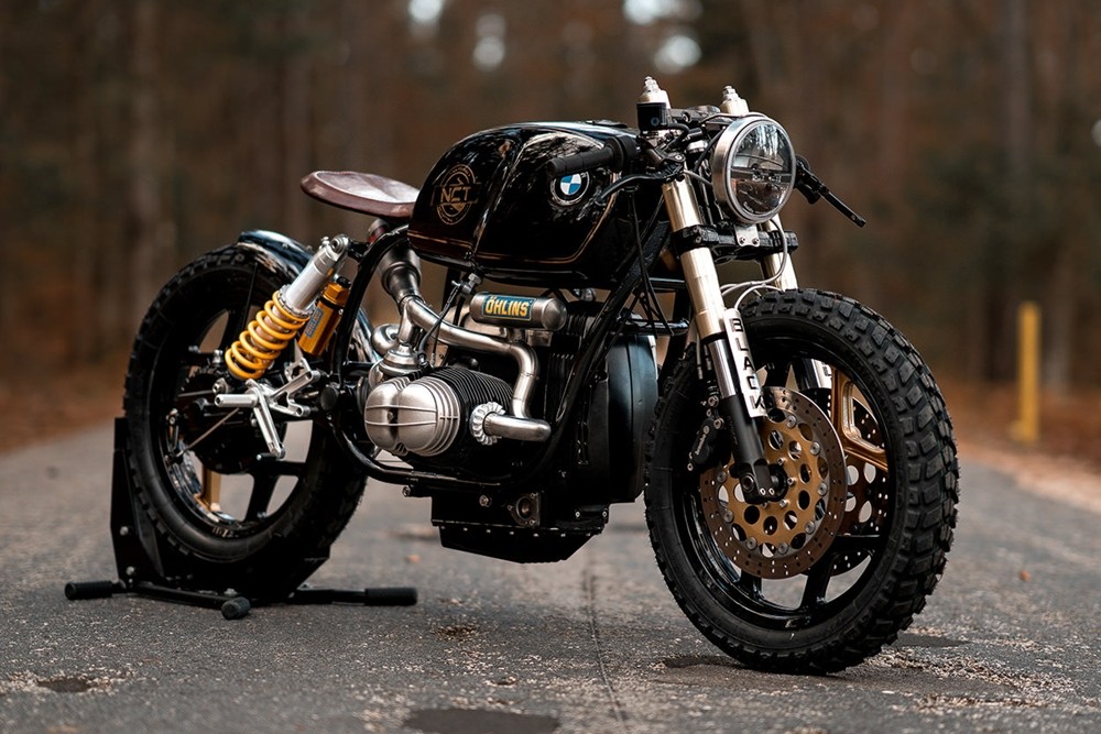 National Custom Tech: кастом BMW R100RT Black Stallion #28