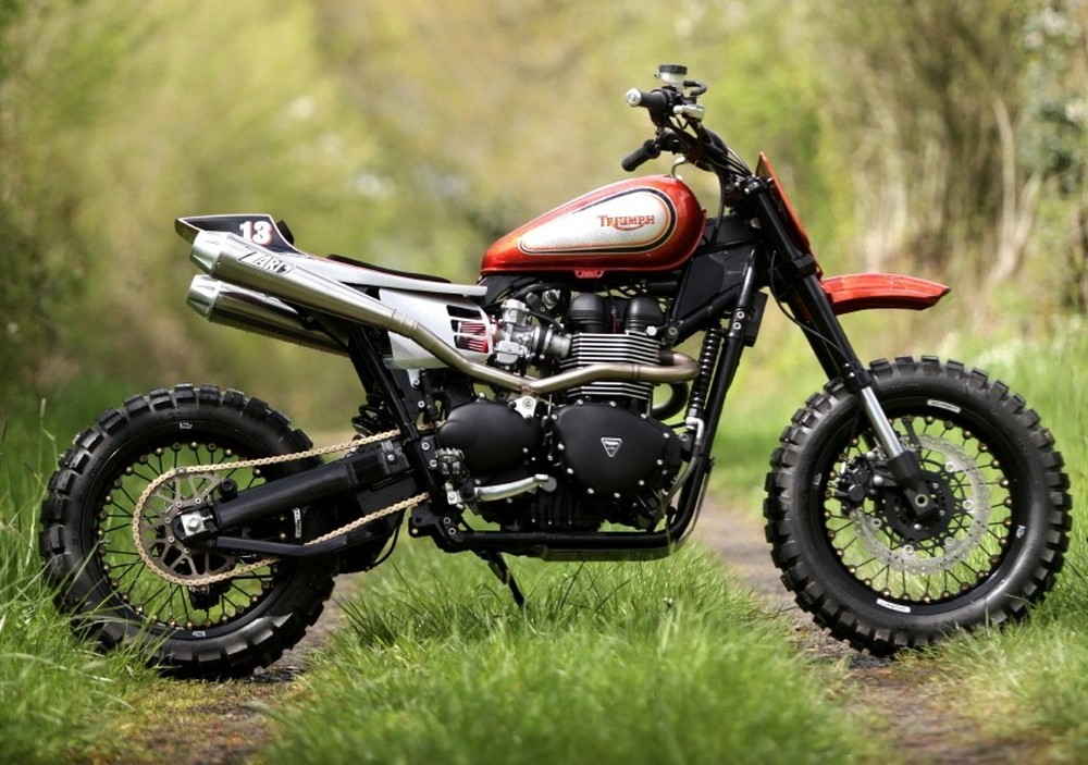 Triumph Saint-Lo: скрэмблер Triumph Bonneville T100
