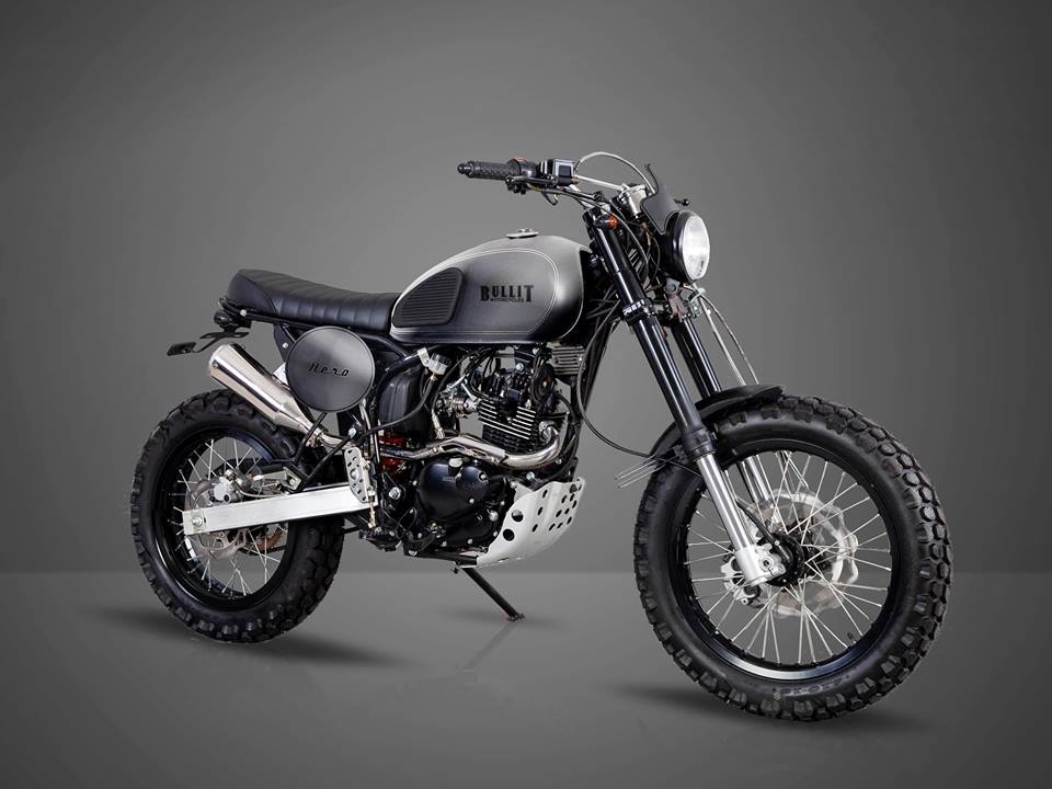 Новый мотоцикл Bullit Hero 125 Scrambler