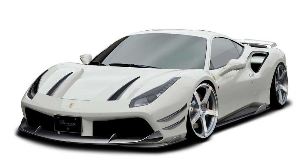 Превью суперкара Ferrari 488 GTB от ателье Rowen